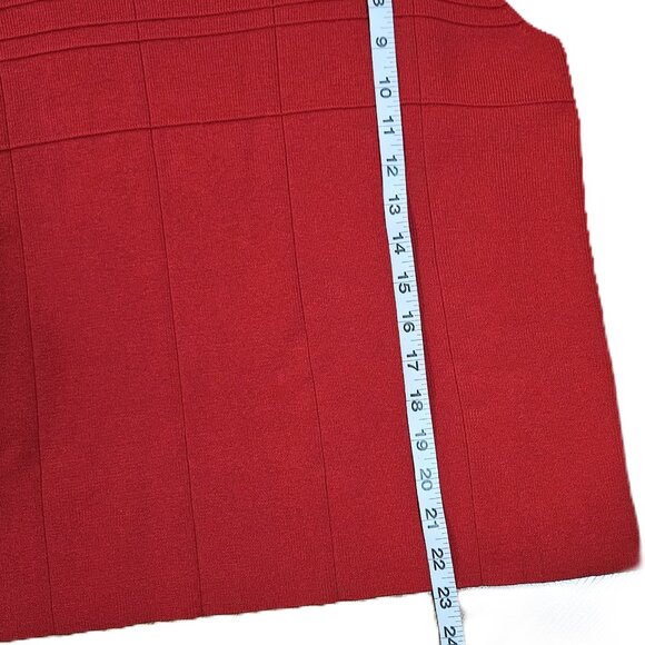 Christopher & Banks Sleeveless Mock Neck Knit Top Windowpane detail - Picture 5 of 7